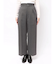フェイクウール折返しベルトパンツ