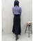 バックレースアップストレッチマーメイドスカート