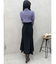 バックレースアップストレッチマーメイドスカート