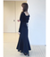 バックレースアップストレッチマーメイドスカート