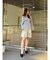 【OUNNOUN】ビスチェシャーリングシャツ