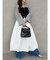 【OUNNOUN】ビスチェシャーリングシャツ