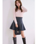 バックZIPミニマーメイドミニスカパン
