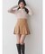 バックZIPミニマーメイドミニスカパン