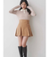 バックZIPミニマーメイドミニスカパン