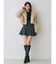 バックZIPミニマーメイドミニスカパン
