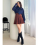 バックZIPミニマーメイドミニスカパン
