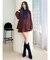 バックZIPミニマーメイドミニスカパン