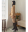 バックZIPミニマーメイドミニスカパン