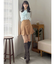 バックZIPミニマーメイドミニスカパン