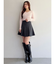 バックZIPミニマーメイドミニスカパン