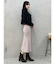 ショルダーリボンニットワンピース