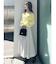 オフショルミニシャギーニット