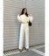 【OUNNOUN】ダブルウエストバンドパンツ