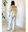 タフタバルーンペプラムロンパース