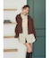 シャーリングZIPビスチェセットシャツ