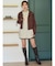 シャーリングZIPビスチェセットシャツ