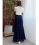 ステッチワークデニムマーメイドスカート