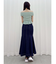 ステッチワークデニムマーメイドスカート