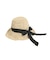 ストローつば広ハット
