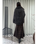 スタンドカラーミドルダウンコート