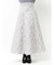 ラメジャカードフレアスカート