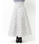 ラメジャカードフレアスカート