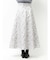ラメジャカードフレアスカート