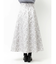 ラメジャカードフレアスカート