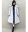 パール付きフレアスリーブリブニット
