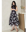 フラワードッキングノースリワンピース