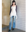 ラッフルティアードブラウス