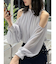 シフォンアメスリオフショルブラウス