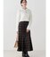 バックレースアップストレッチマーメイドスカート