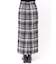 チェックツィードタイトスカート