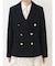 メタルボタン使い紺ブレザー