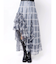 アシメヘムラッフルフレアスカート