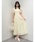 レースパイピングロングワンピース