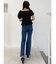 ストレッチブーツカットデニムパンツ