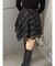 【セットアップ着用可】シャツランダムヘムミニスカート