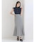 チュールフリルニット