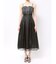 チェックシアーレイヤードキャミワンピース