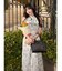 花柄アメスリラッフルワンピース
