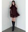 ラッフルチュニックフレアショーツセットアップ