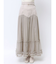 チュールドッキングフレアスカート