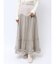 チュールドッキングフレアスカート