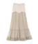 チュールドッキングフレアスカート