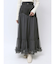 チュールドッキングフレアスカート