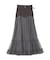 チュールドッキングフレアスカート