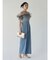 LADYフラットフェイクパールピアス